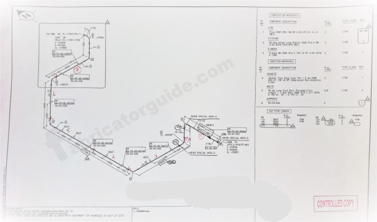 Pipe Drawing PDF | PDF