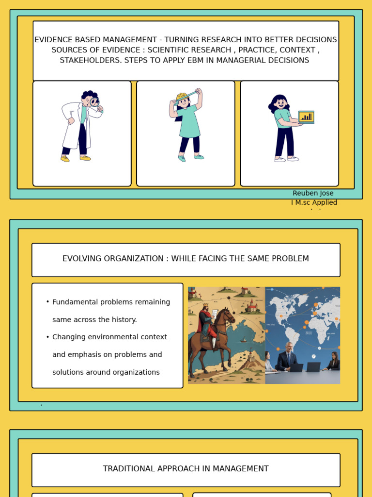 Evidence-Based Management Strategies | PDF | Evidence Based Medicine ...