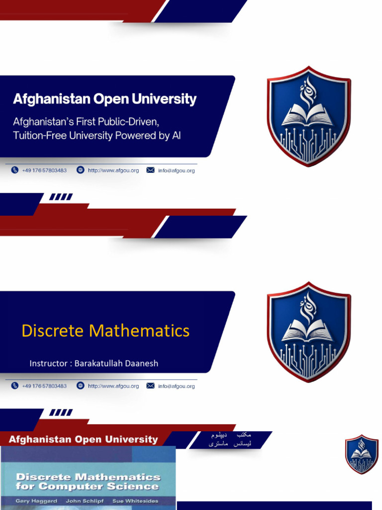 Discrete Mathematics for Computer Science | PDF | Discrete Mathematics ...