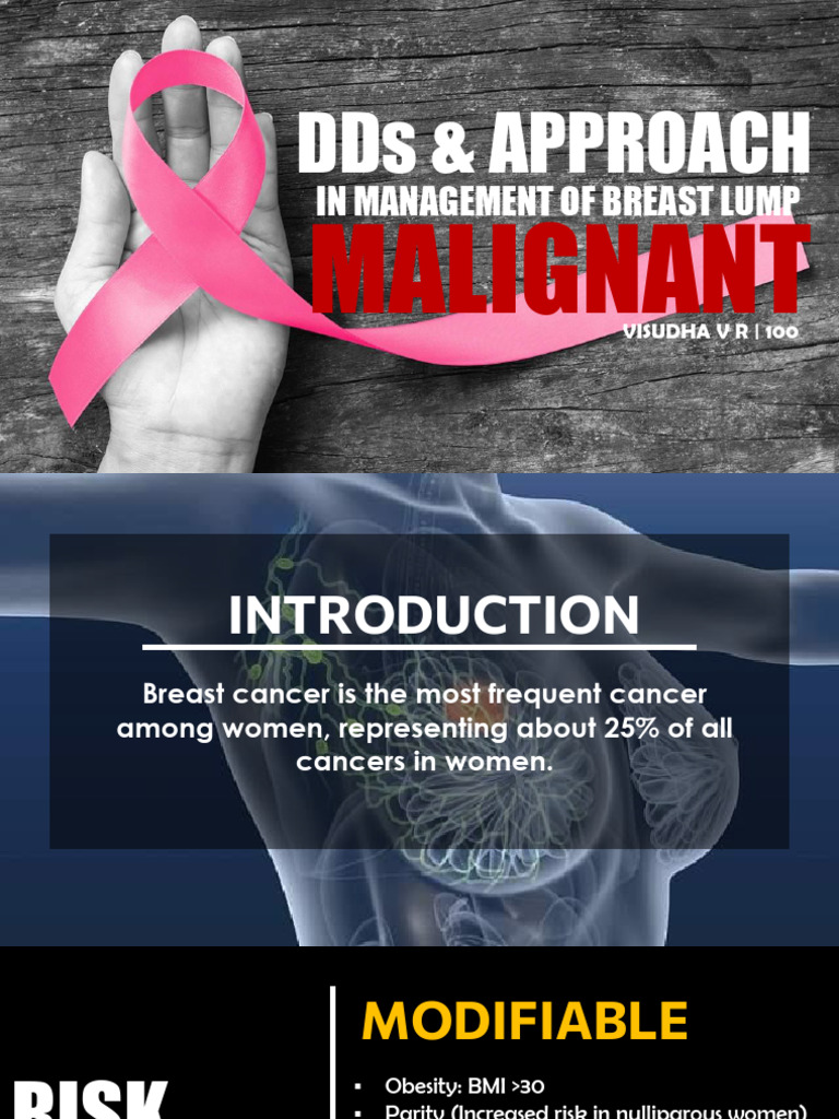 Breast Cancer Management Overview | PDF | Breast Cancer | Cytopathology
