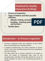 Inspection Procedures For Quality Assurance in Cutting
