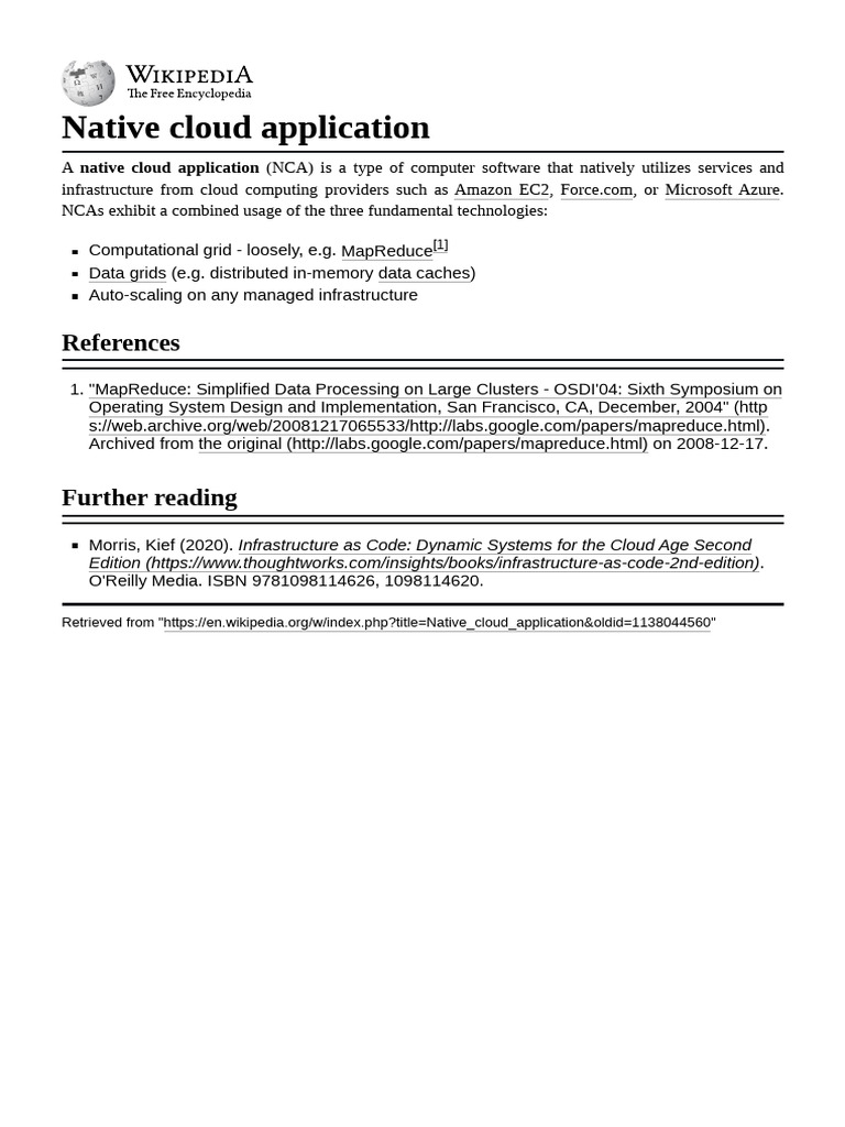 Understanding Native Cloud Applications | PDF