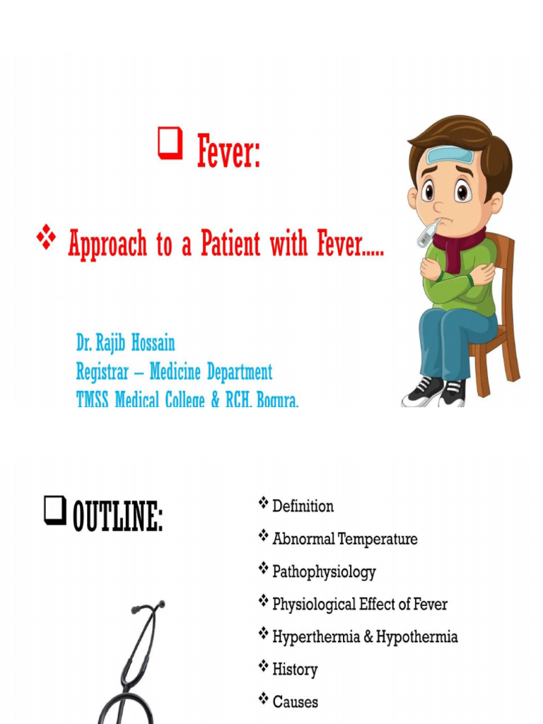 0 - Approach To A Patient With Fever | PDF