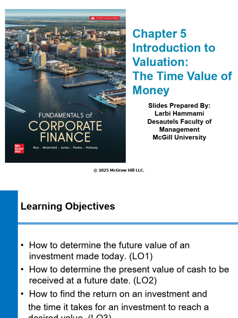 Time Value of Money Explained | PDF | Present Value | Discounting