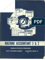 USN Machine Accountant Training 1966