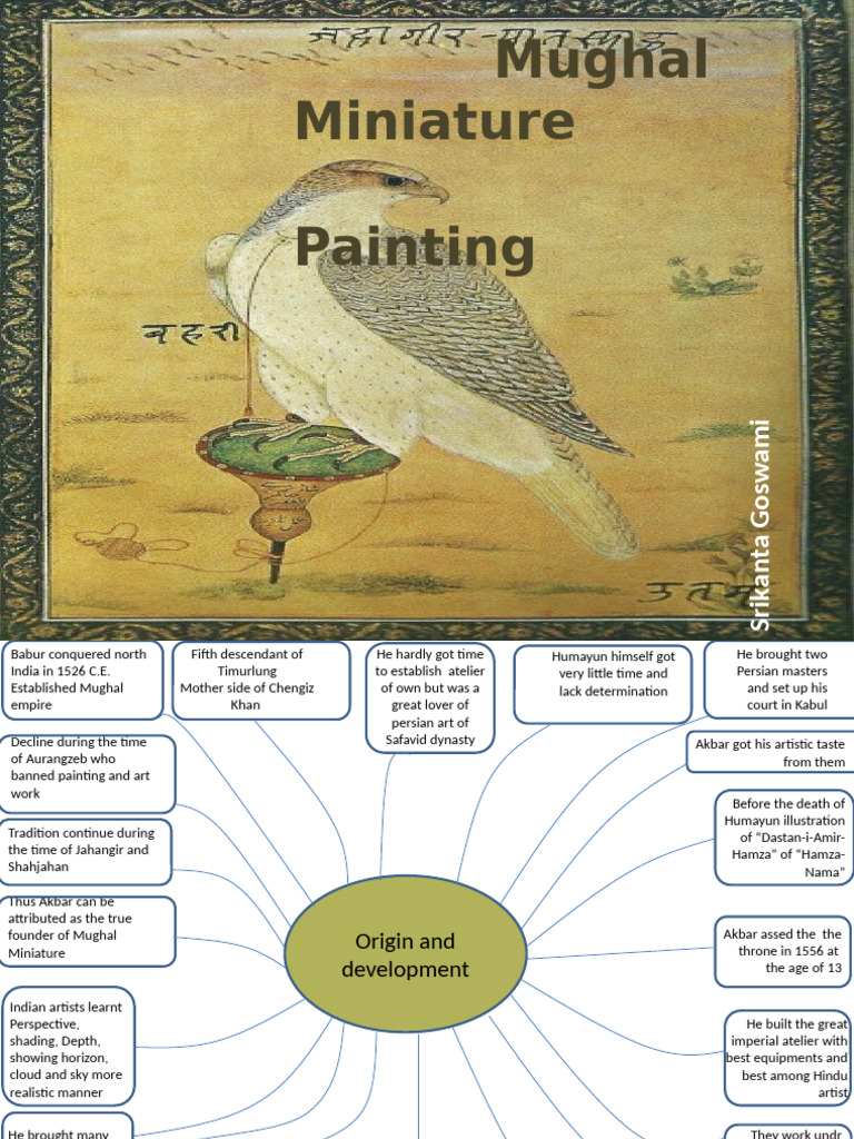 Mughal Miniature Painting History | PDF | Mughal Empire