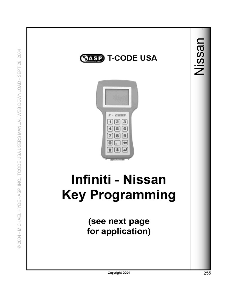 Nissan Tcode | PDF