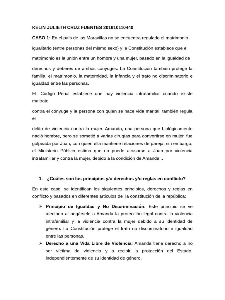 Igualdad y Violencia de Género en Leyes | PDF | La violencia contra las ...