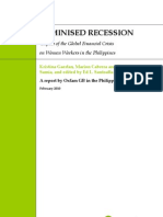 Feminised Recession the Impact of the Global Financial Crisis on Women Workers in the Philippines