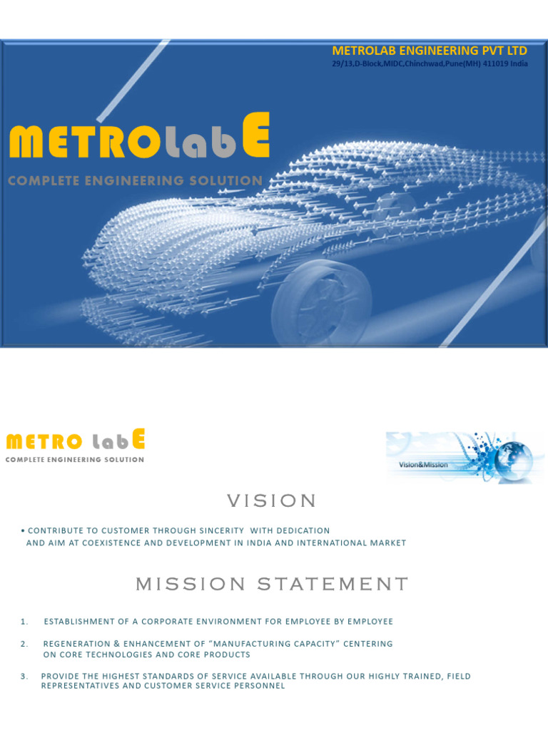 METROLAB Engineering Solutions Overview | PDF | Mechanical Engineering ...