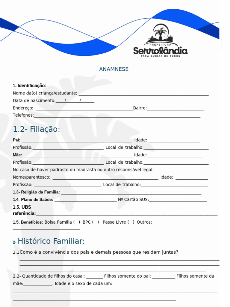 Anamnes e | PDF | Gravidez | Parto