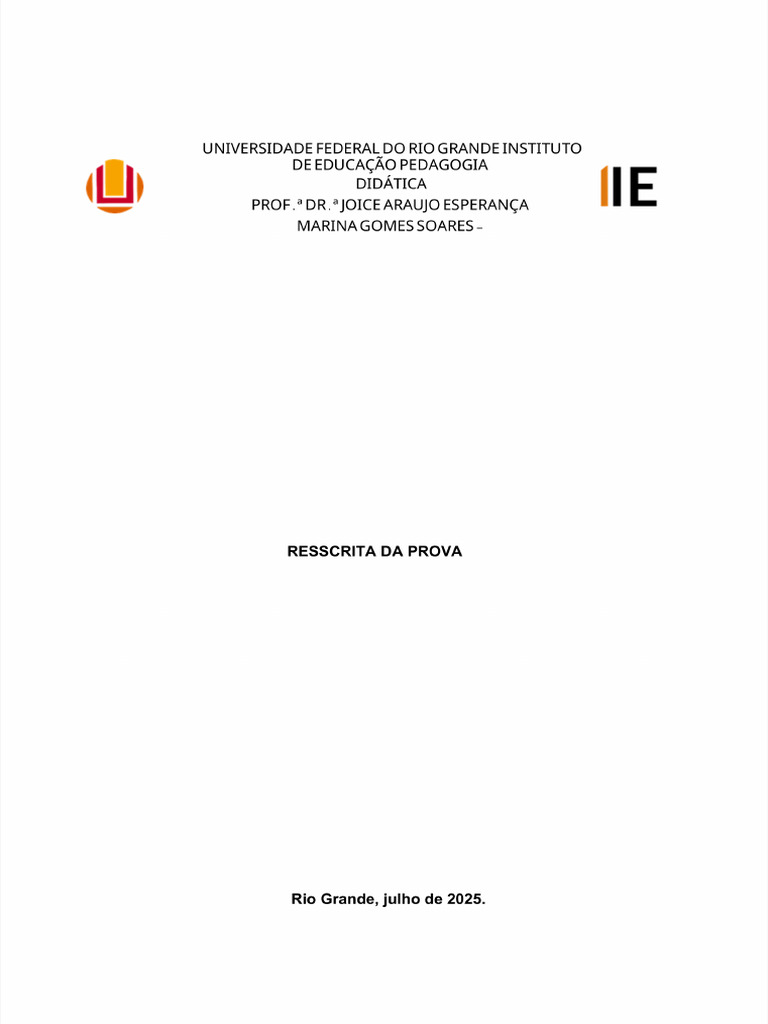 Prova | PDF