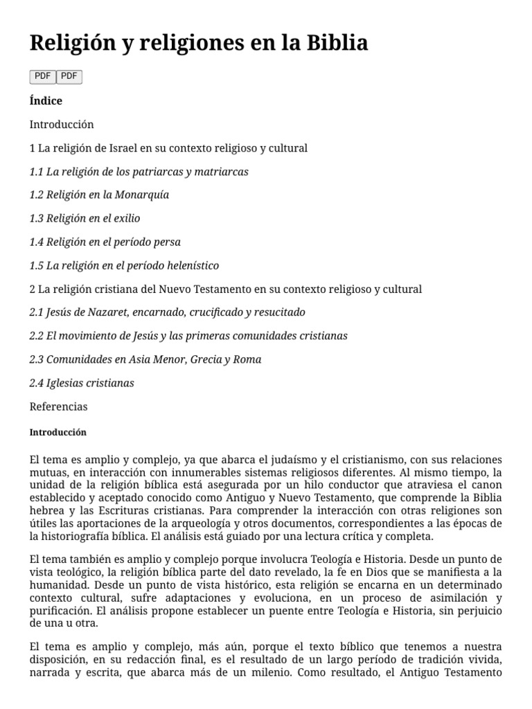 Religión | PDF | Jesús | Biblia