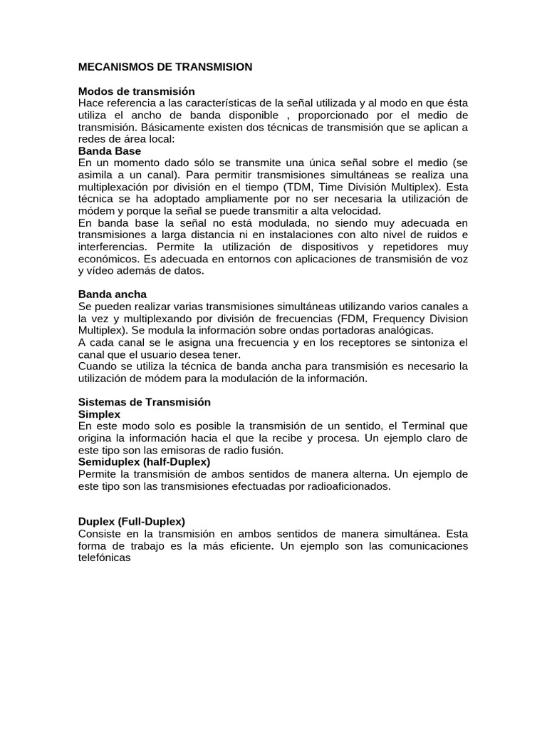 Mecanismos de Transmision | PDF