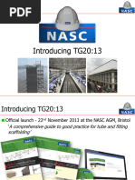 TG20:21 Scaffold Compliance Sheet | PDF | Scaffolding