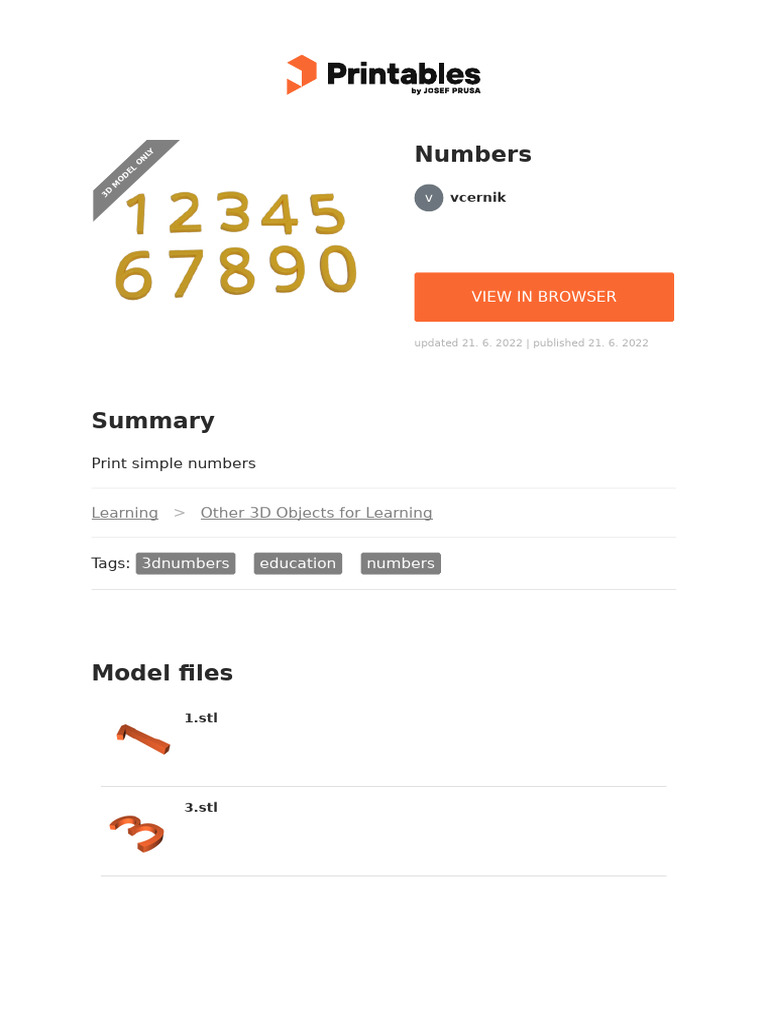 Numbers | PDF