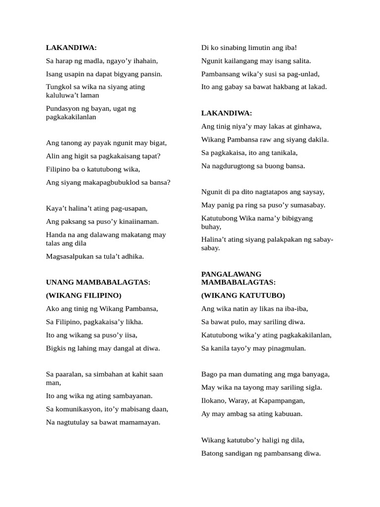 BALAGTASAN | PDF