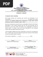 Parent Consent Form for School Contest | PDF