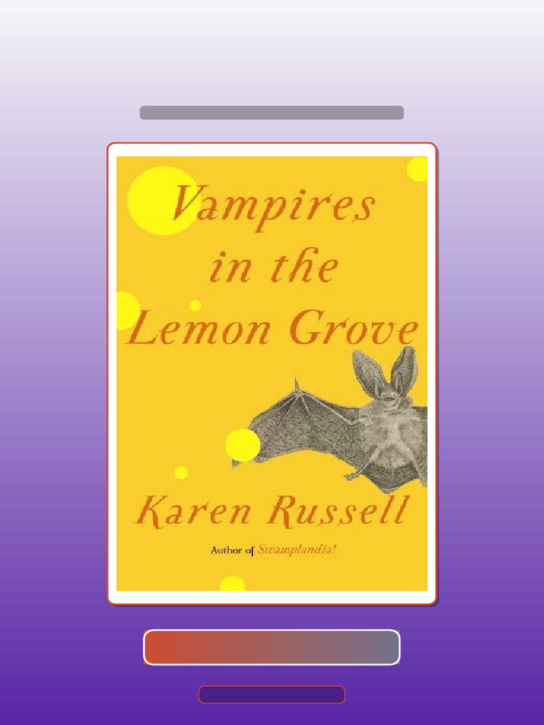 Vampires in The Lemon Grove Stories Get It Now PDF