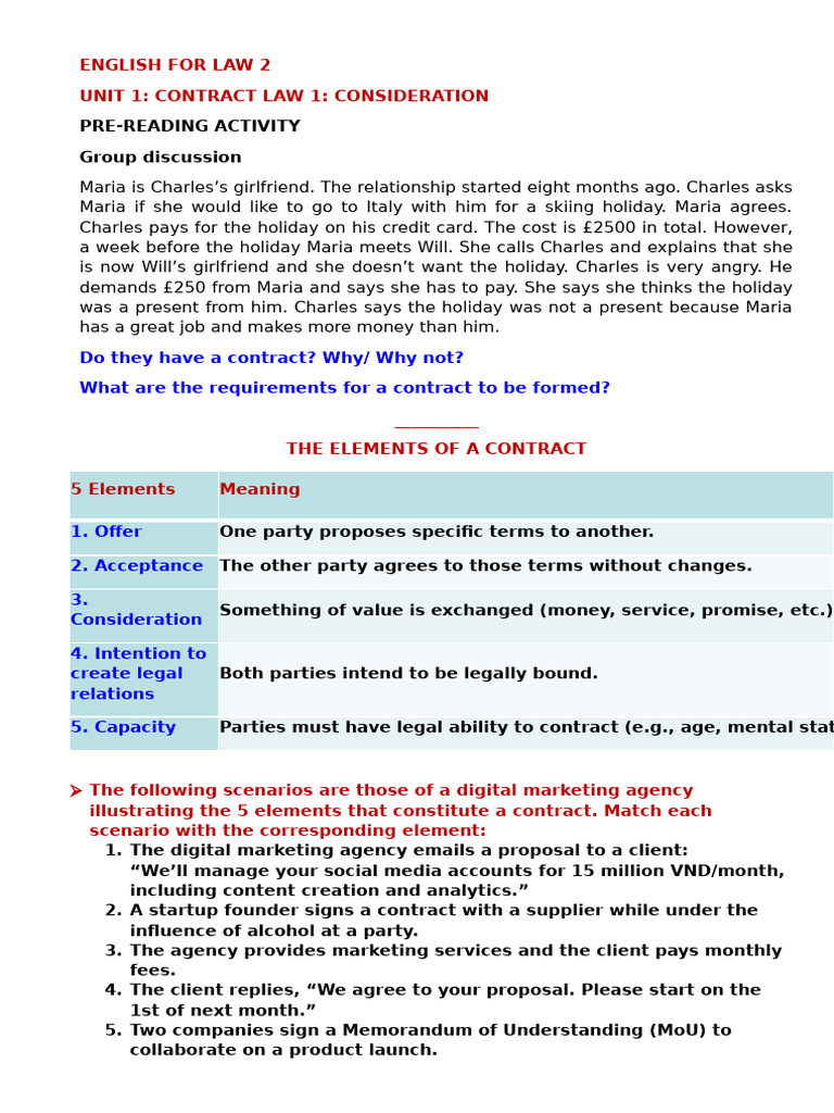 Unit 1 - Supplementary Reading Vocabulary Tasks | PDF | Consideration ...