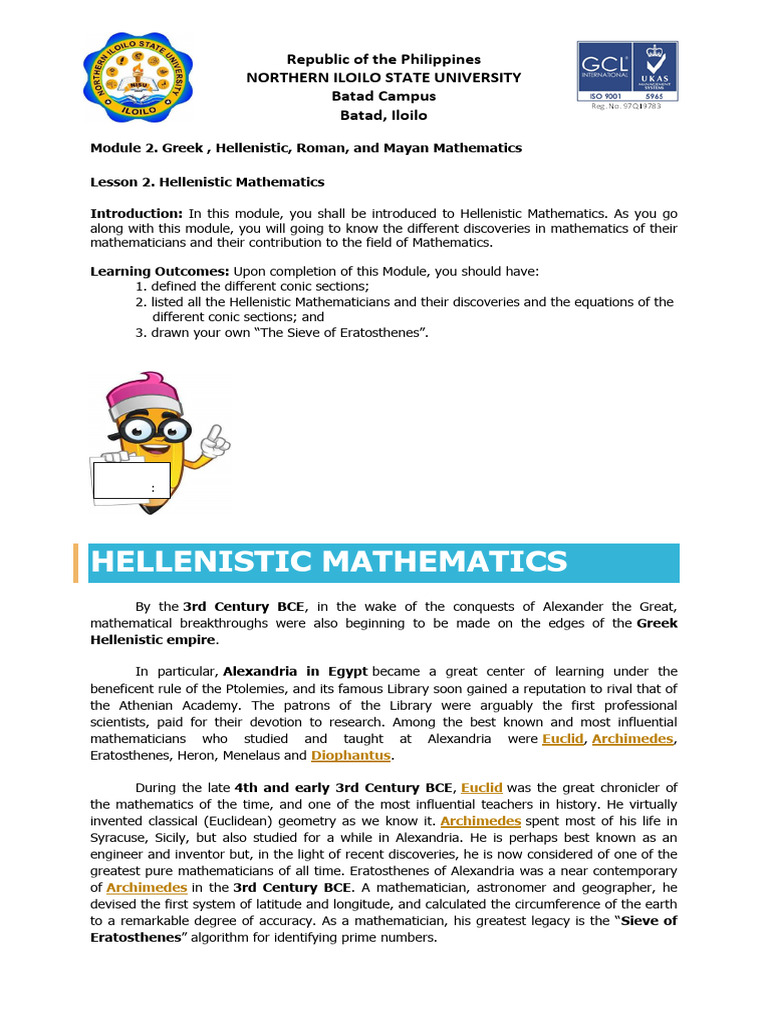 Edited Module 2 in History of Mathematics Lesson 2 | PDF | Sphere ...