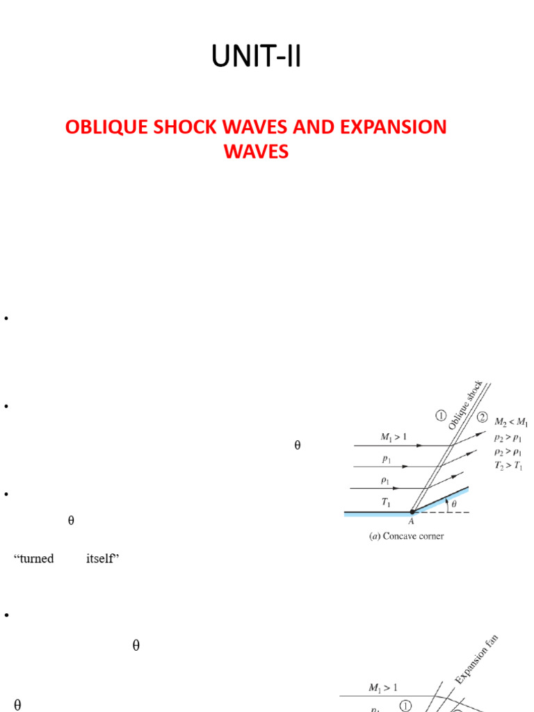 UNIT 2 Aerodynamics | PDF | Shock Wave | Mach Number