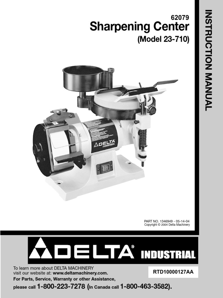 Sharpening Center Safety Manual | PDF | Grinding (Abrasive Cutting) | Screw
