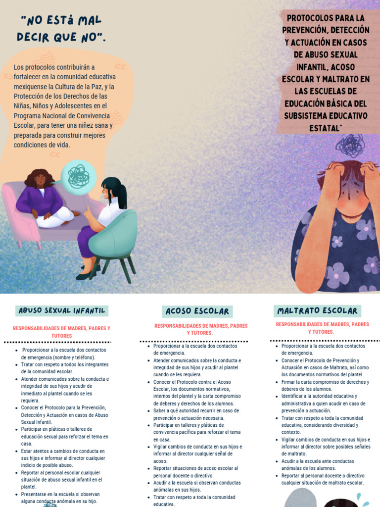 Protocolos contra Abuso y Acoso Escolar | PDF | Abuso infantil | Escuelas