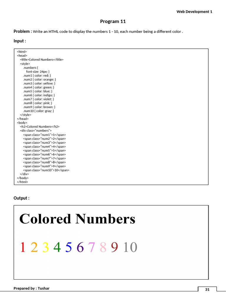 HTML & JavaScript Code Examples | PDF | Html | Java Script