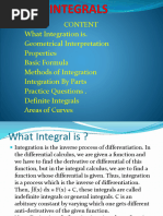 Comprehensive Integration Cheat Sheet | PDF