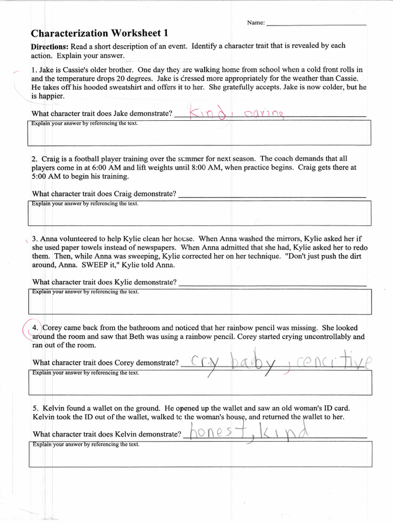 Characterization | PDF