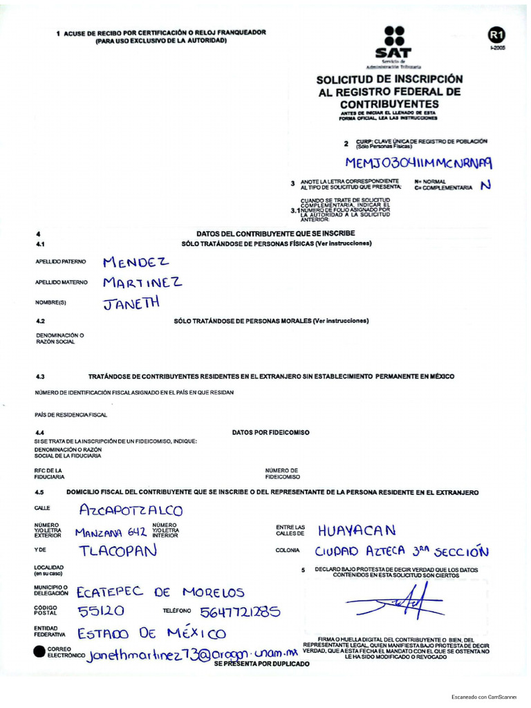 Formato R1 | PDF