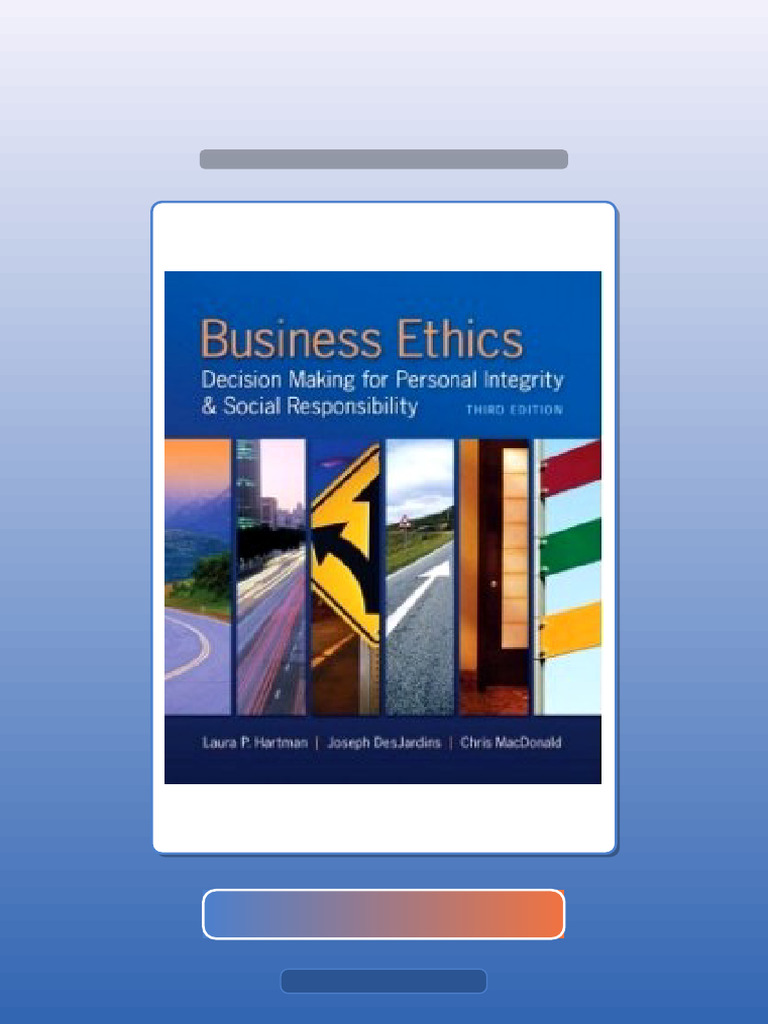 Business Ethics 3rd Edition Laura Hartman eBook and TestBank Bundle Full Version | PDF ...