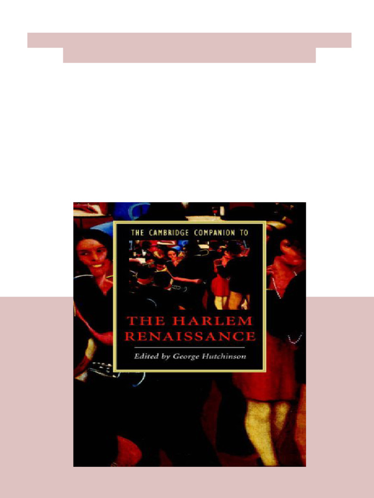 The Cambridge Companion To The Harlem Renaissance George Hutchinson ...