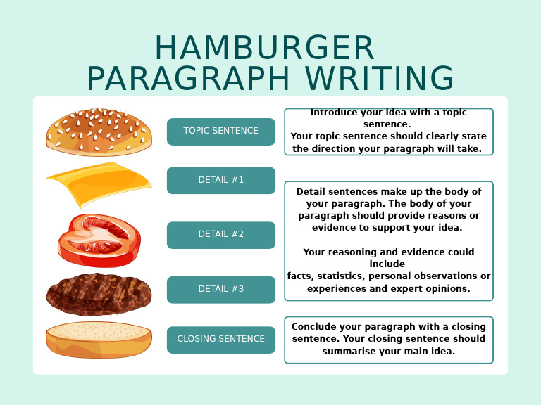 Hamburger Paragraph Structure Guide | PDF
