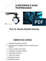 Aula 01 - Materiais e Suas des