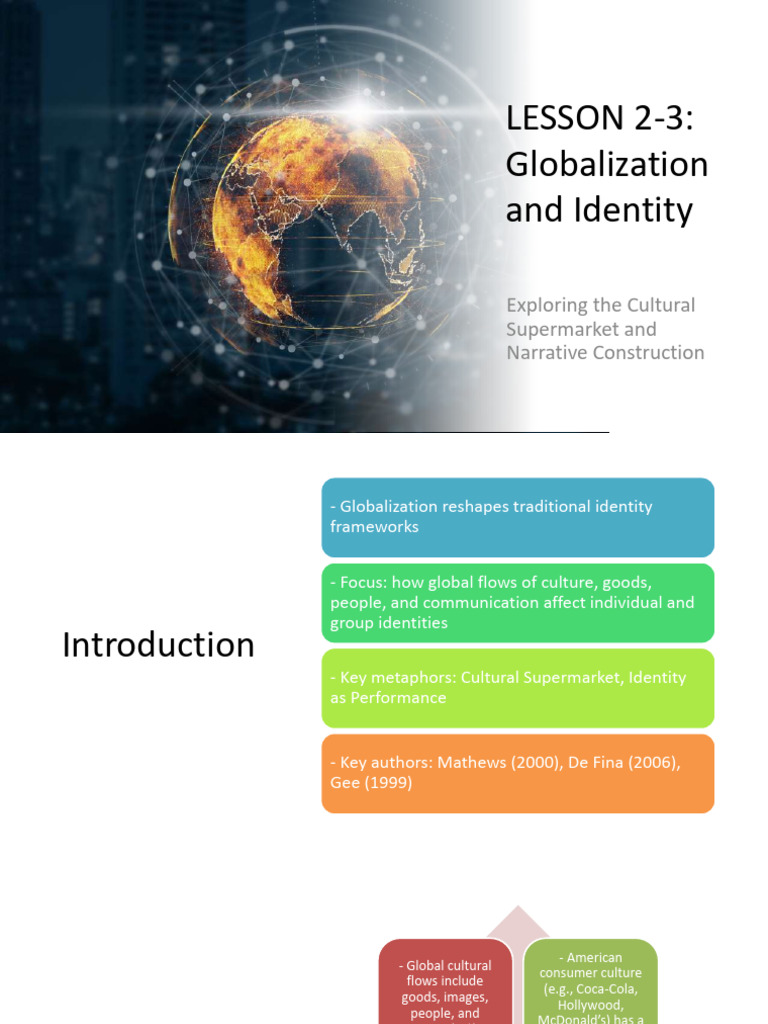 Globalization's Impact on Identity Formation | PDF | Identity (Social ...