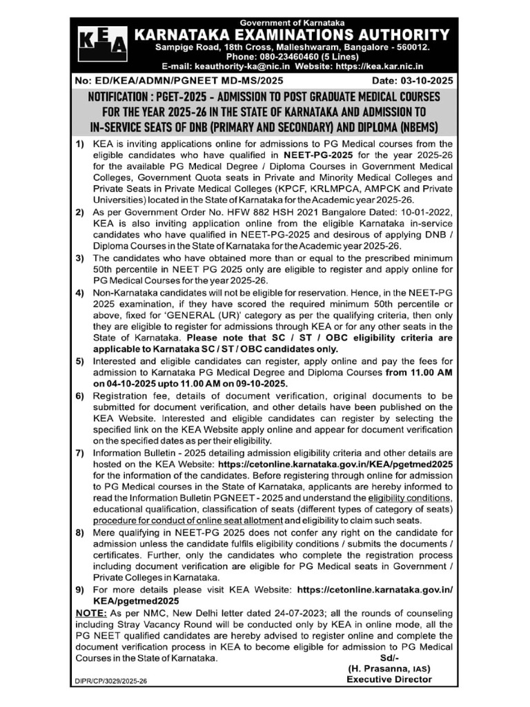 Pgneet Press Notification Eenglish | PDF