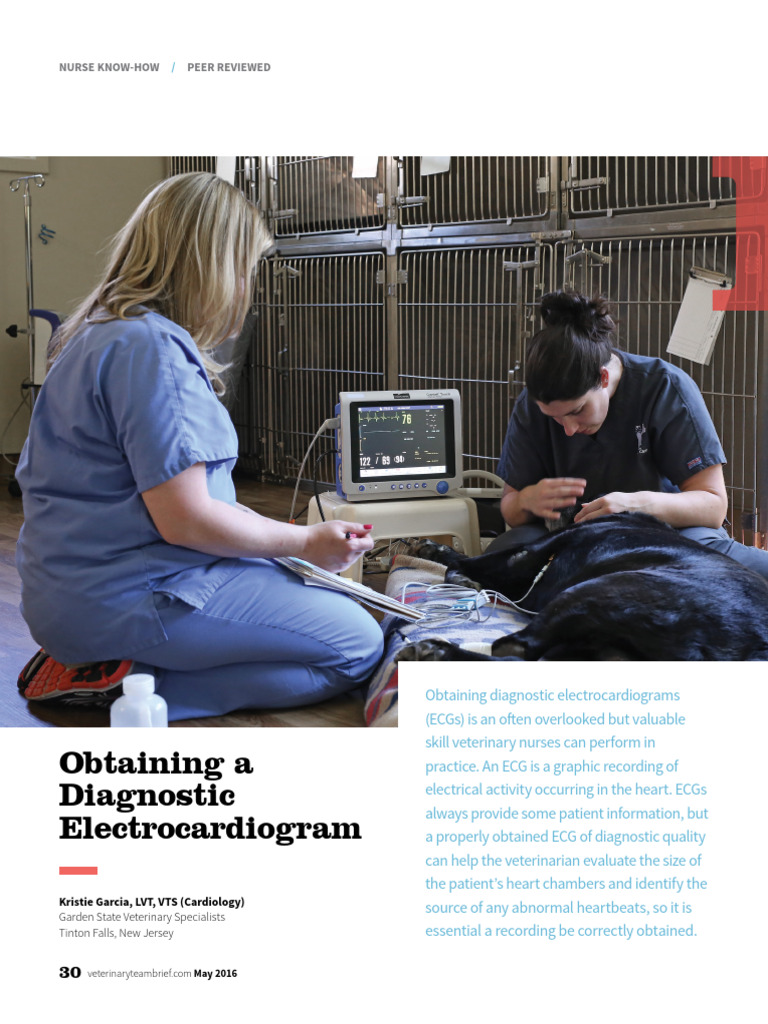 Obtaining A Diagnostic Electrocardiogram 28131 Article | PDF ...