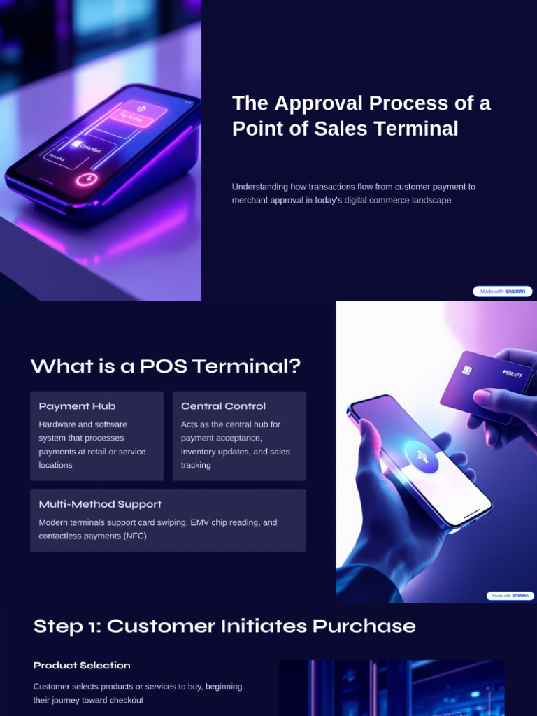 Point of Sale Terminal Approval Process | PDF