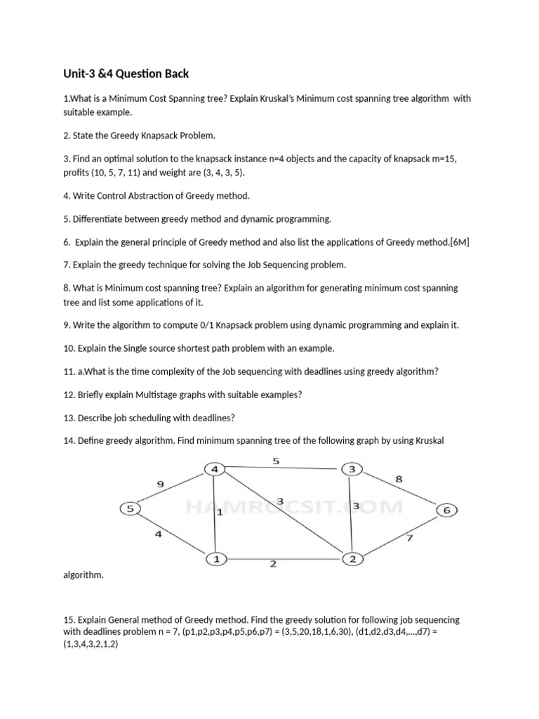 Greedy Algorithms and Optimization Problems | PDF | Dynamic Programming ...