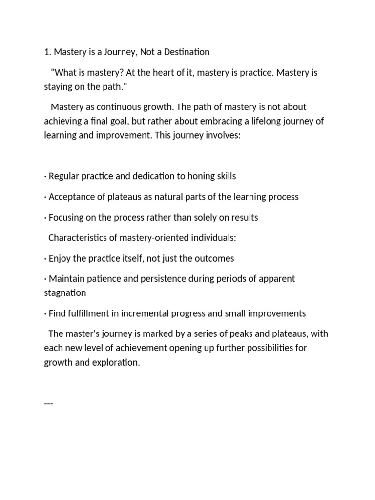 Keys to Mastery: Growth and Balance | PDF | Mindfulness | Personal ...