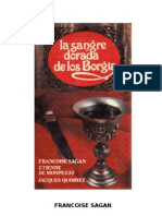 Francoise Sagan - La Sangre Dorada de Los Borgia