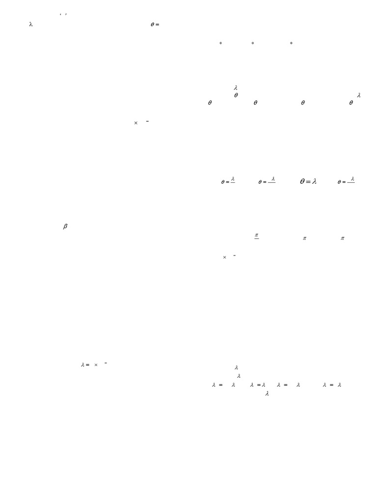 Single Slit Diffraction Problems and Solutions | PDF | Diffraction ...