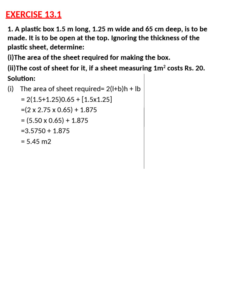 13.1 Rough Notes | PDF