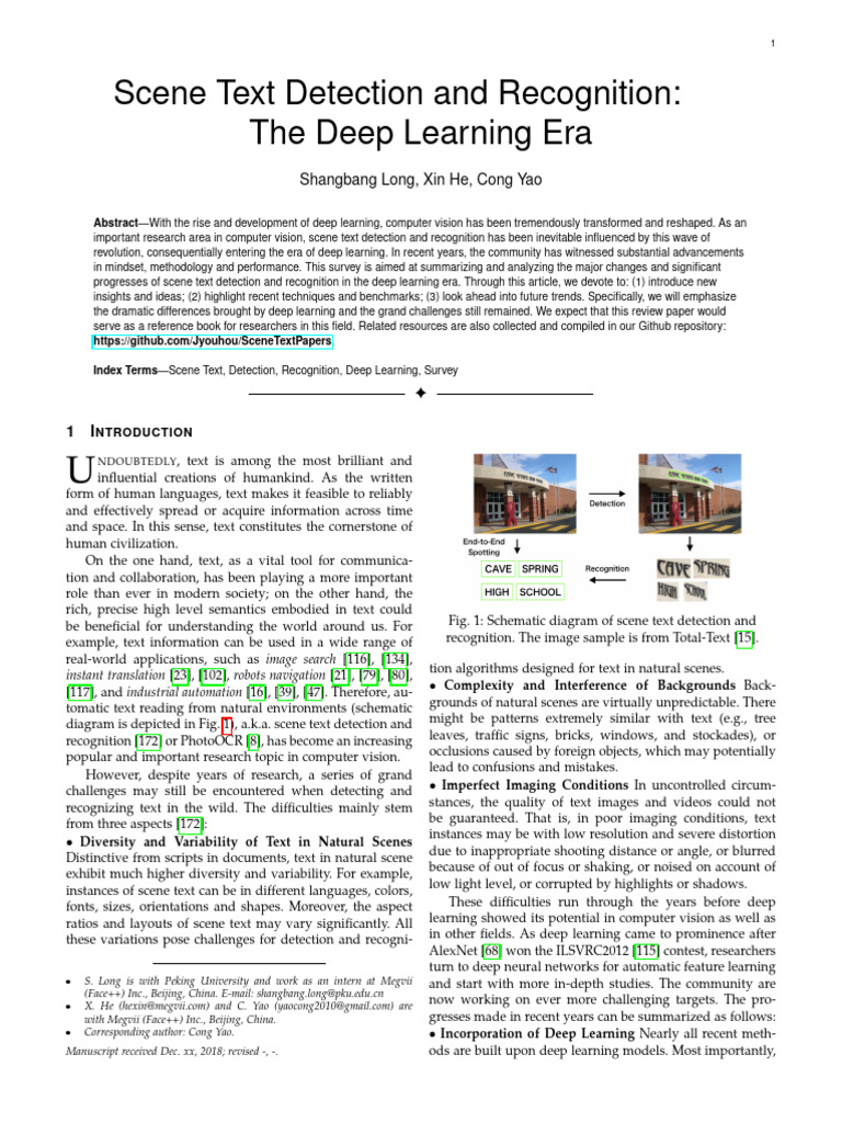 12.scene Text Detection and Recognition | PDF | Deep Learning | Image ...