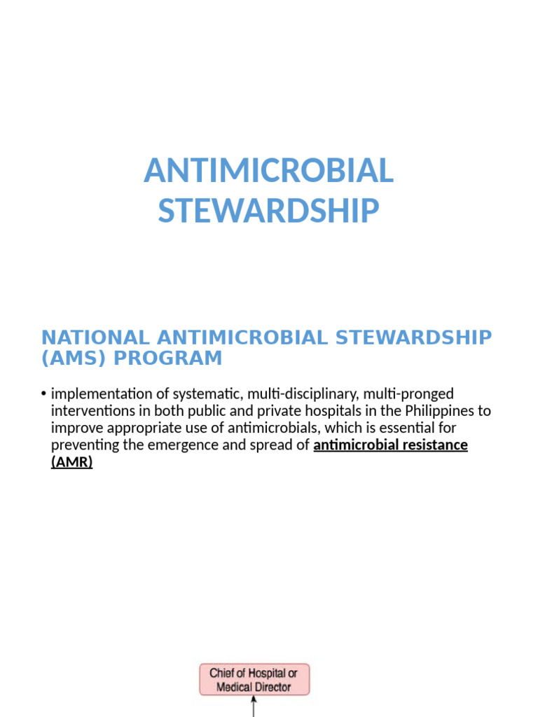 Antimicrobial Stewardship Pdf