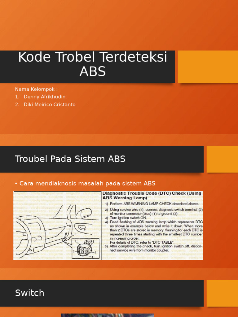 Kode Trobel Terdeteksi ABS | PDF