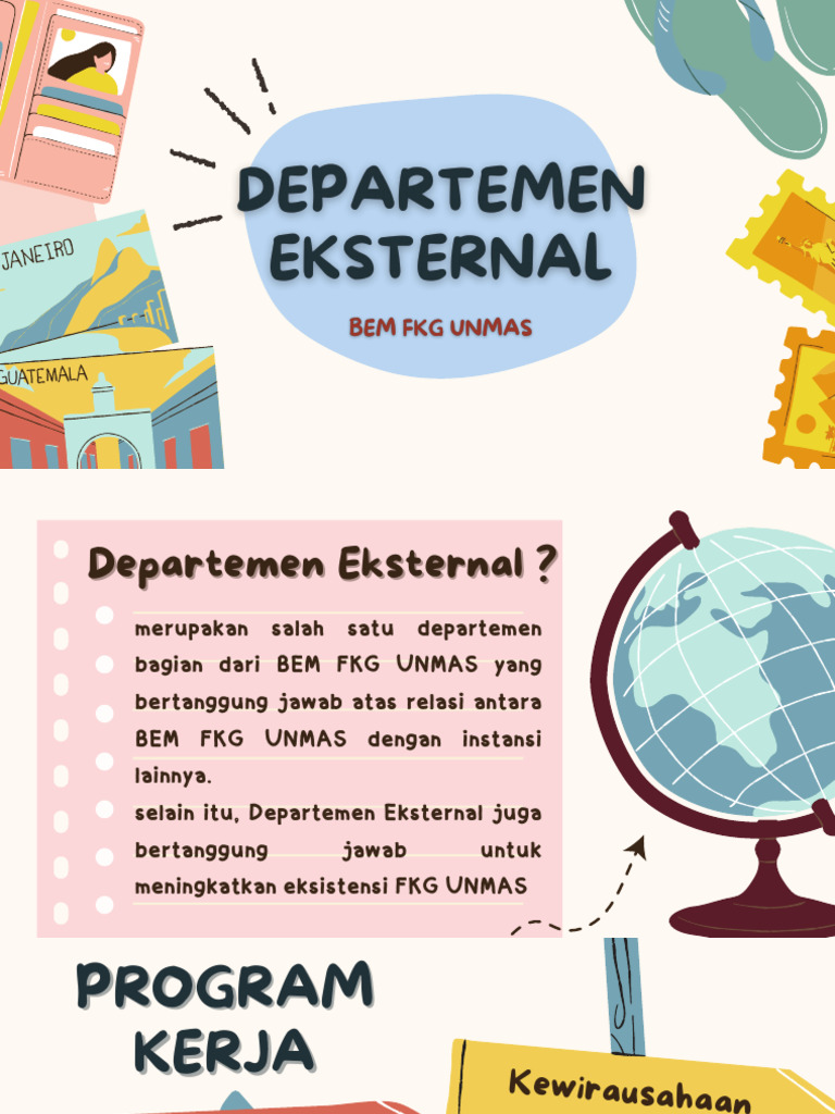 Program Kerja Departemen Eksternal FKG UNMAS | PDF