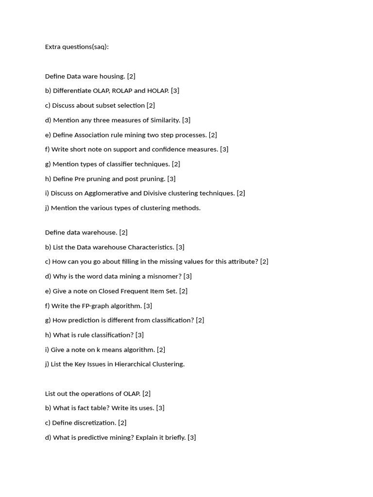 DWDM Exam Preparation Questions | PDF